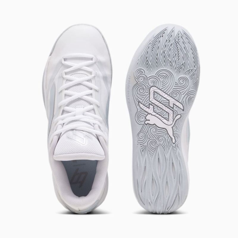 Puma | Women's STEWIE x TEAM Stewie 2 Basketball Shoes - White-Platinum Gray