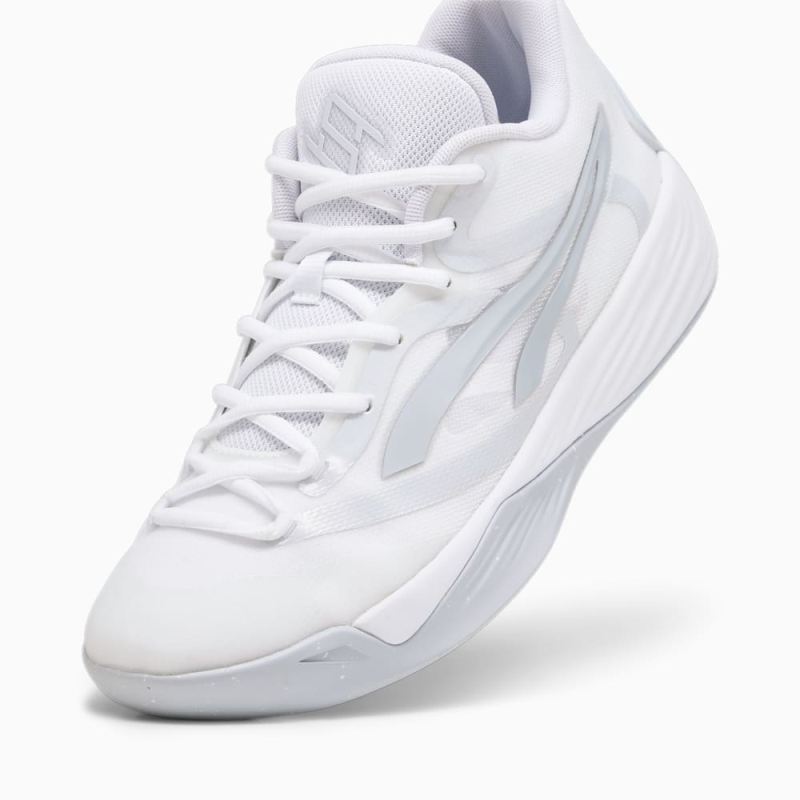 Puma | Women's STEWIE x TEAM Stewie 2 Basketball Shoes - White-Platinum Gray