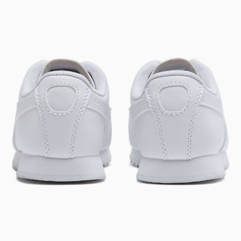 Puma | Boys Roma Basic Little Kids Shoes - White-Gray Violet