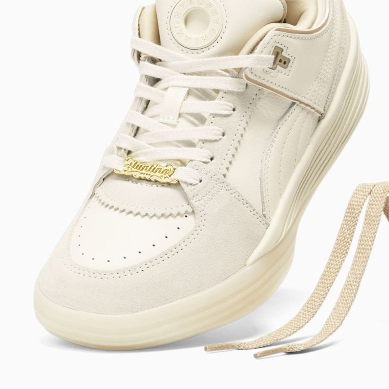 Puma | Women's x TROPHY HUNTING All-Pro NITRO Basketball Shoes - Frosted Ivory-Pebble