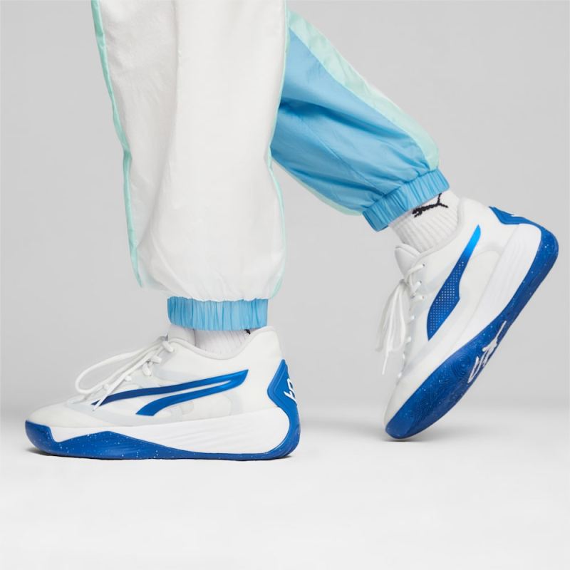 Puma | Women's STEWIE x TEAM Stewie 2 Basketball Shoes - White-Clyde Royal