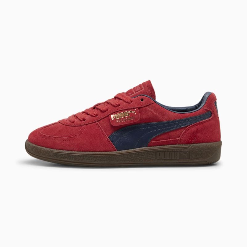 Puma | Men's Palermo Sneakers - Club Red-Club Navy