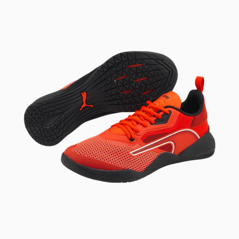 Puma | Men's Fuse 2.0 Training Shoes - Cherry Tomato-Black