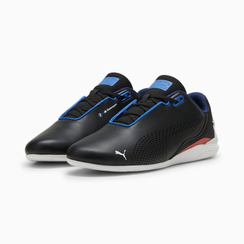 Puma | Men's BMW M Motorsport Drift Cat Decima Motorsport Shoes - Black-Pro Blue-Pop Red