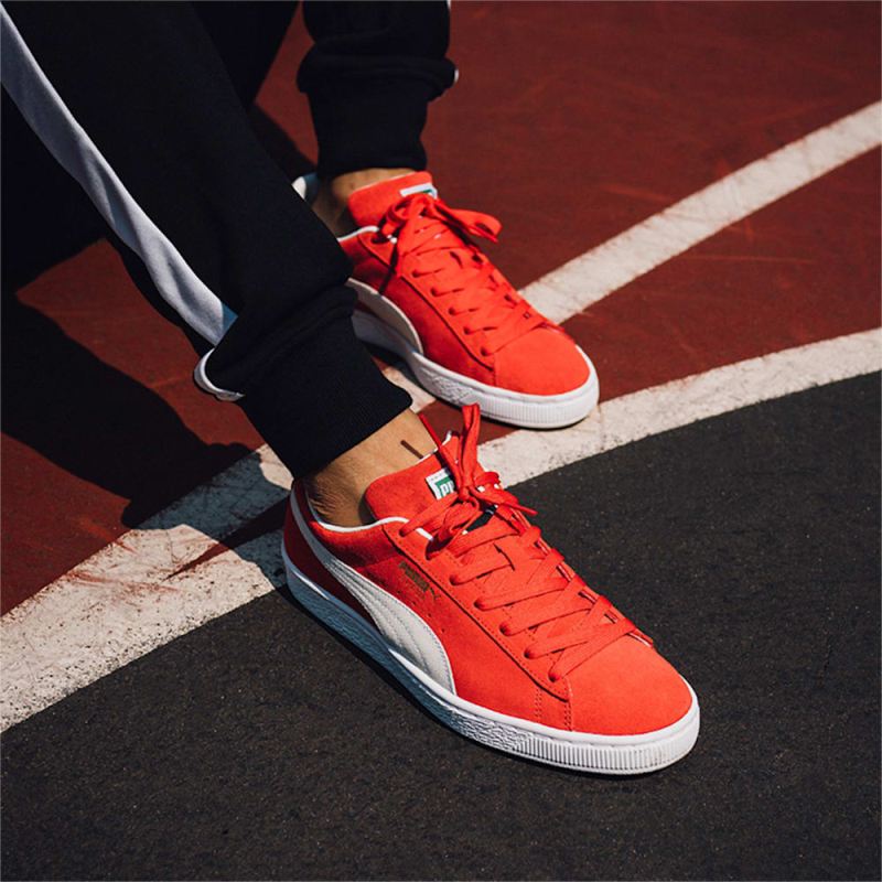 Puma | Women's Suede Classic XXI Sneakers - High Risk Red-White