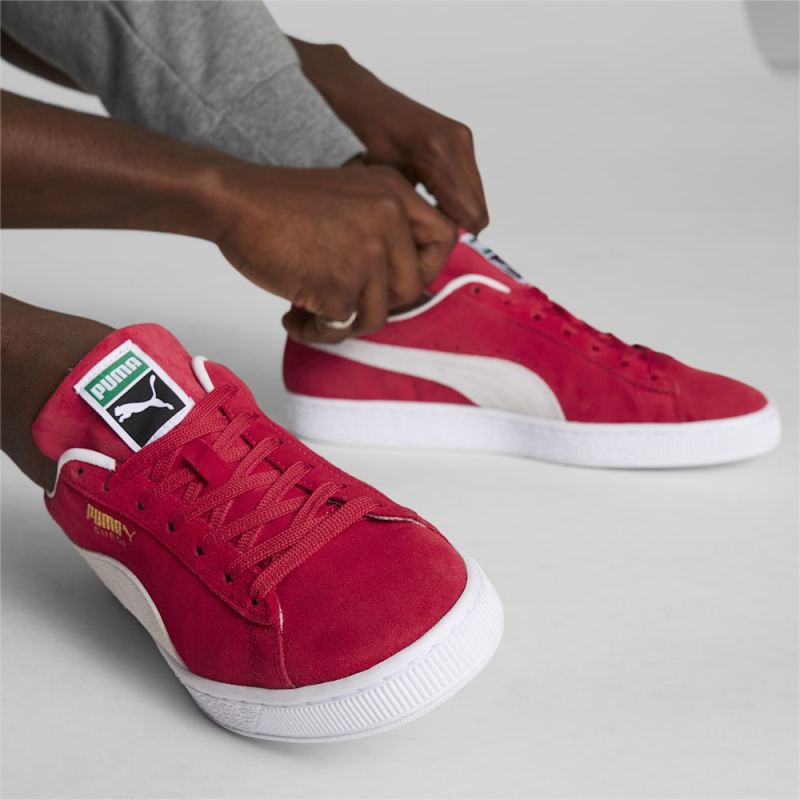 Puma | Women's Suede Classic XXI Sneakers - High Risk Red-White