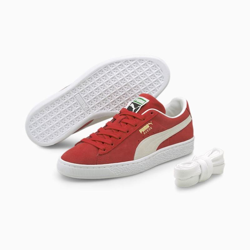 Puma | Women's Suede Classic XXI Sneakers - High Risk Red-White