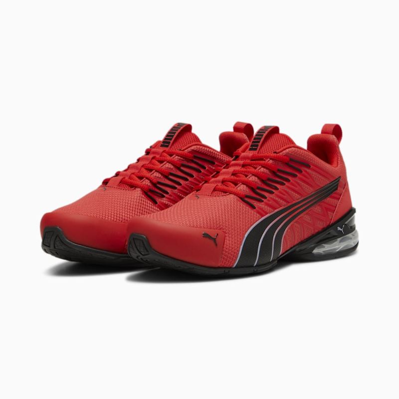 Puma | Men's Voltaic Evo Running Shoe - For All Time Red-Black-Gray Fog