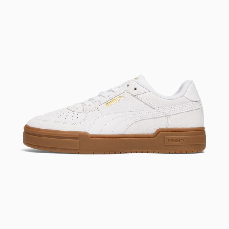 Puma | Women's CA Pro Heritage Sneakers - White-Team Gold - Click Image to Close