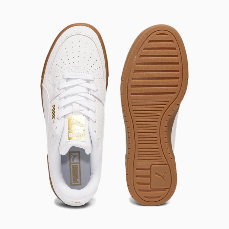 Puma | Women's CA Pro Heritage Sneakers - White-Team Gold