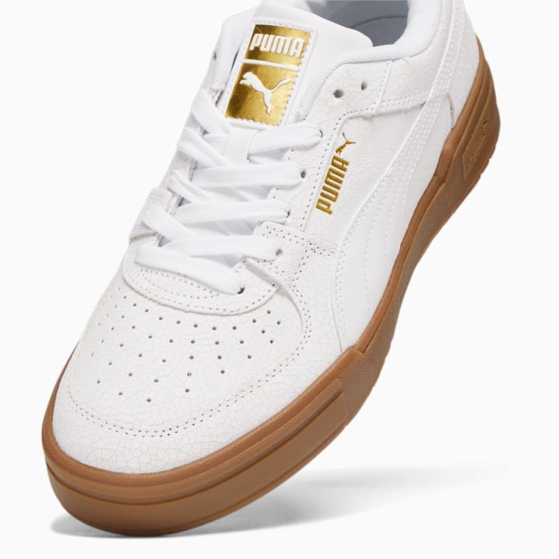 Puma | Women's CA Pro Heritage Sneakers - White-Team Gold