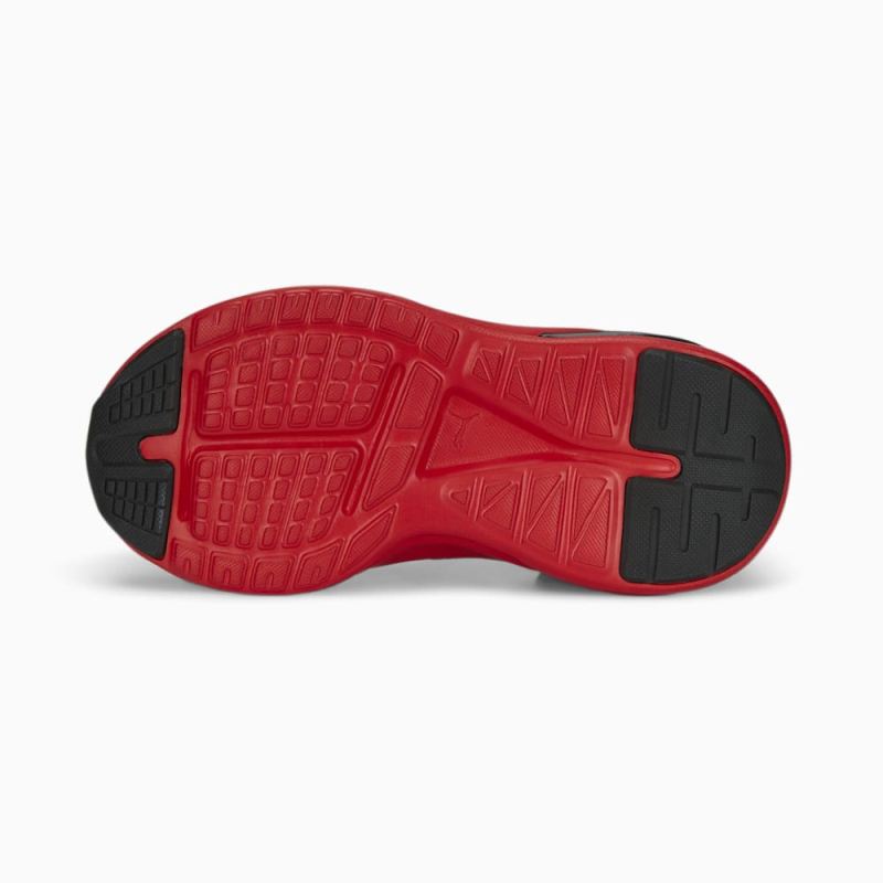 Puma | Girls SOFT Enzo Evo Slip-On Toddlers Shoes - For All Time Red-Black