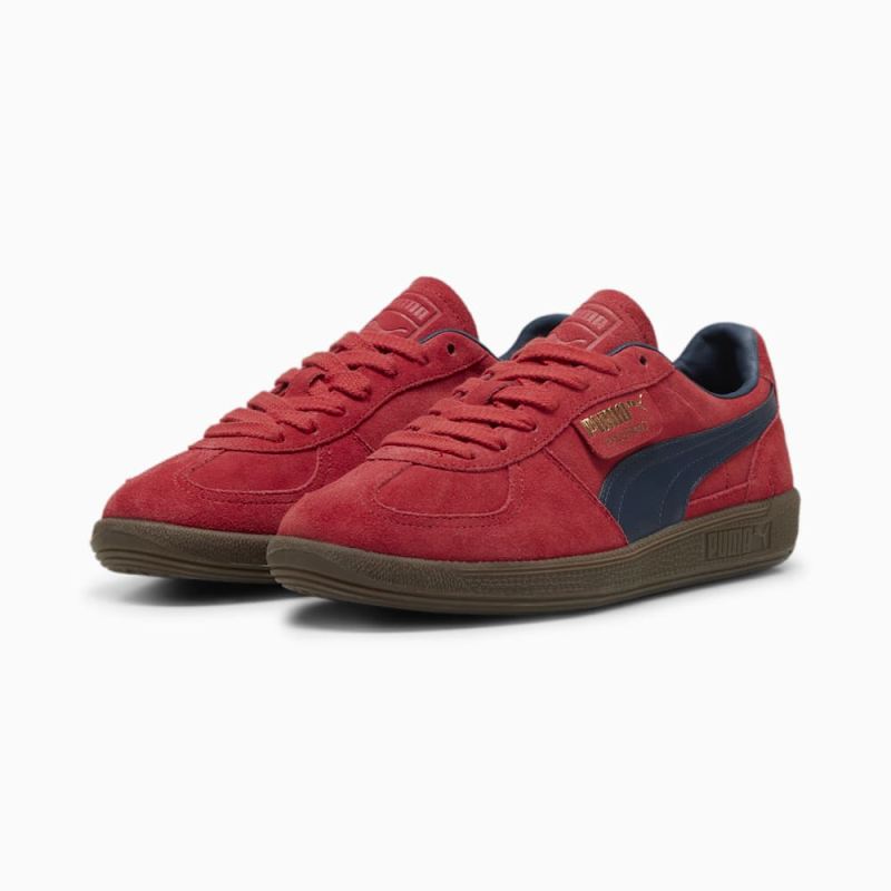 Puma | Men's Palermo Sneakers - Club Red-Club Navy