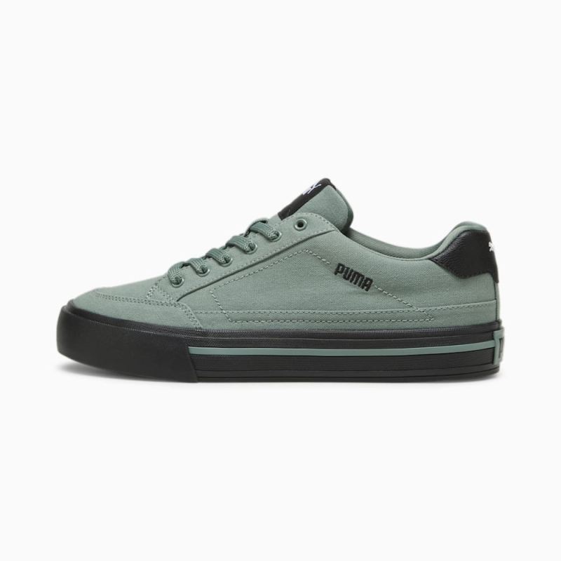 Puma | Men's Court Classic Vulc Unisex Sneakers - Eucalyptus-Black-White