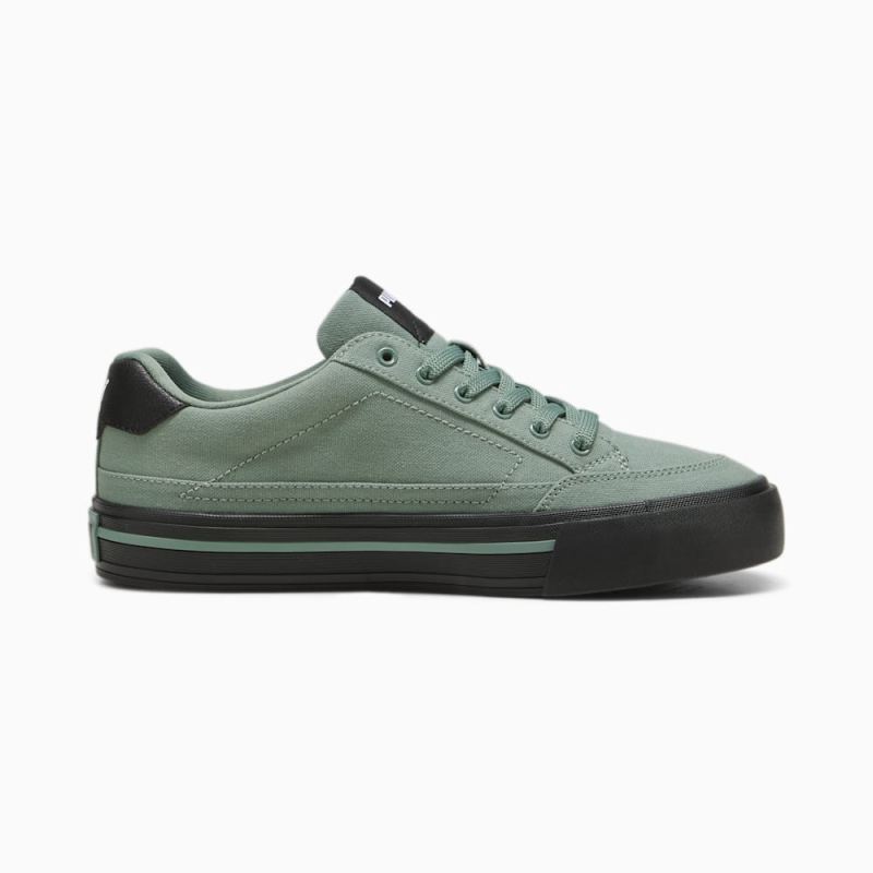 Puma | Men's Court Classic Vulc Unisex Sneakers - Eucalyptus-Black-White