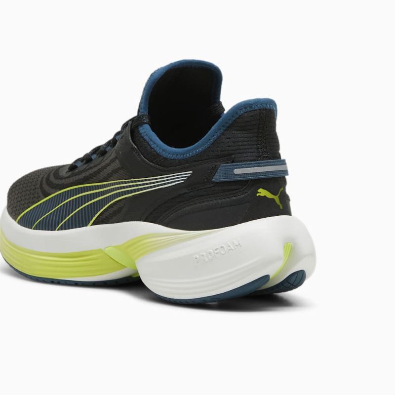 Puma | Men's Conduct Pro Running Shoe - Black-Ocean Tropic-Feather Gray