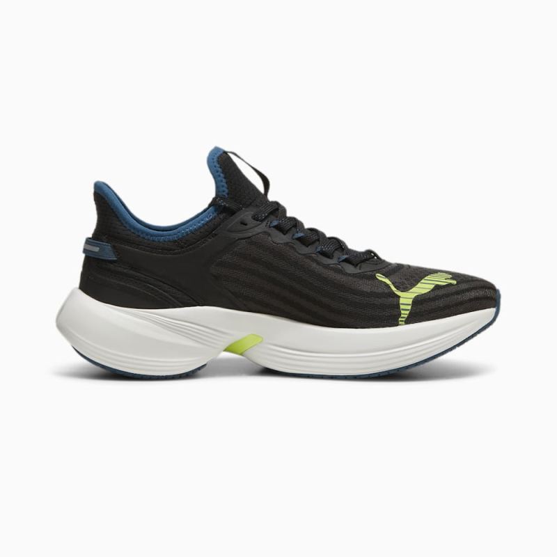 Puma | Men's Conduct Pro Running Shoe - Black-Ocean Tropic-Feather Gray