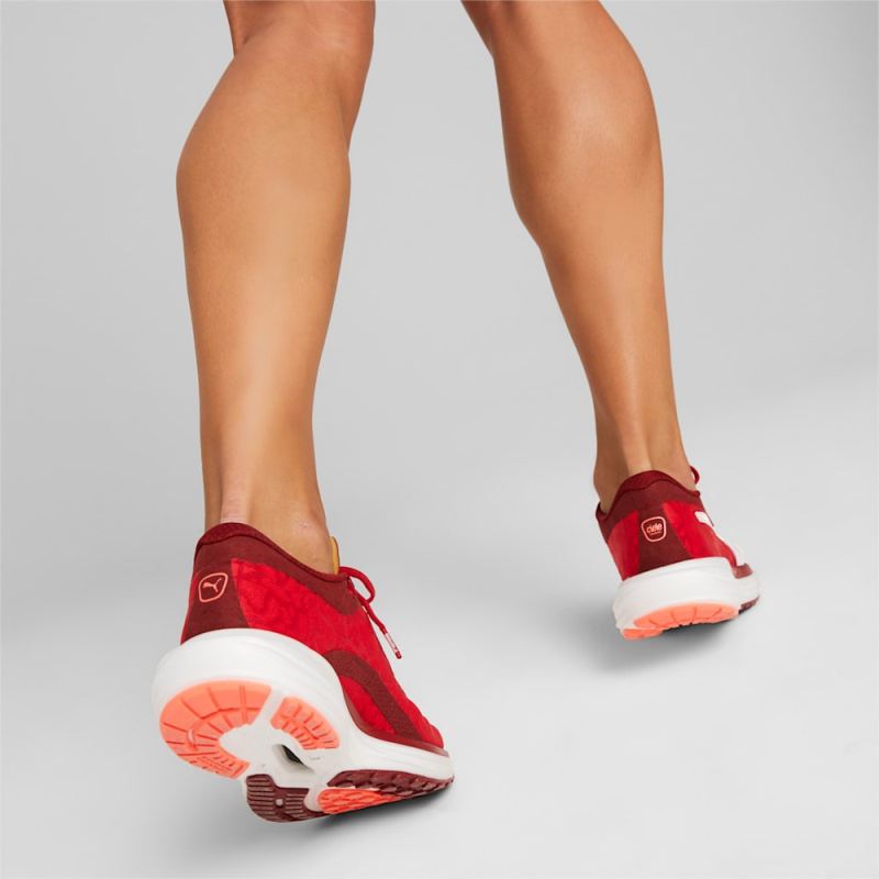 Puma | Women's x CIELE Deviate NITRO 2 Running Shoes - Vibrant Red