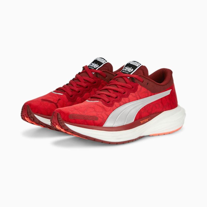 Puma | Women's x CIELE Deviate NITRO 2 Running Shoes - Vibrant Red