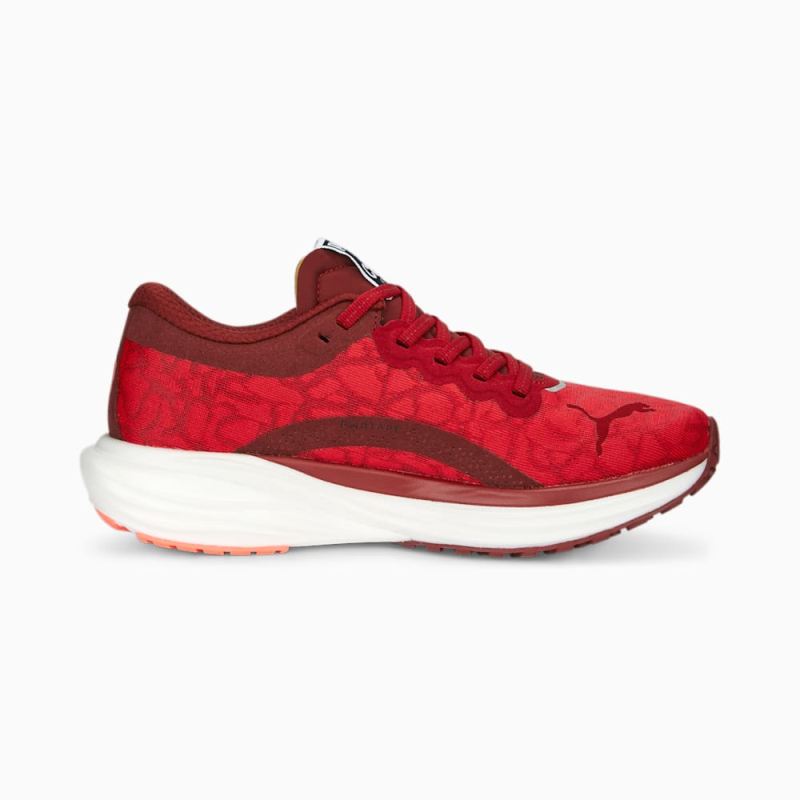 Puma | Women's x CIELE Deviate NITRO 2 Running Shoes - Vibrant Red