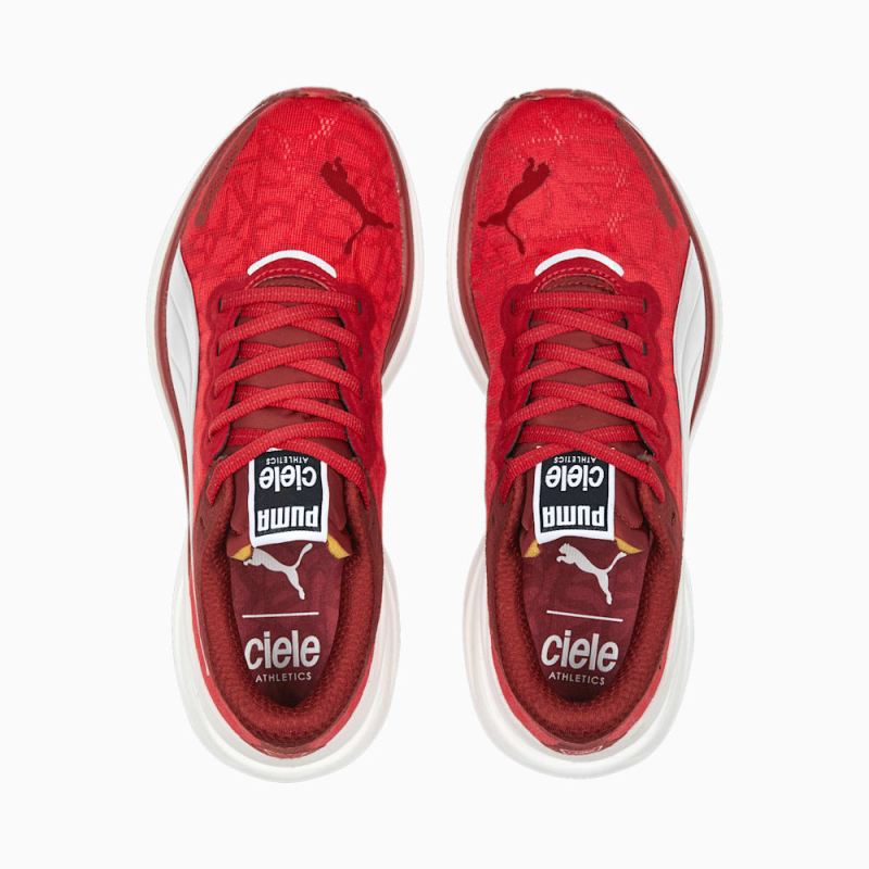 Puma | Women's x CIELE Deviate NITRO 2 Running Shoes - Vibrant Red