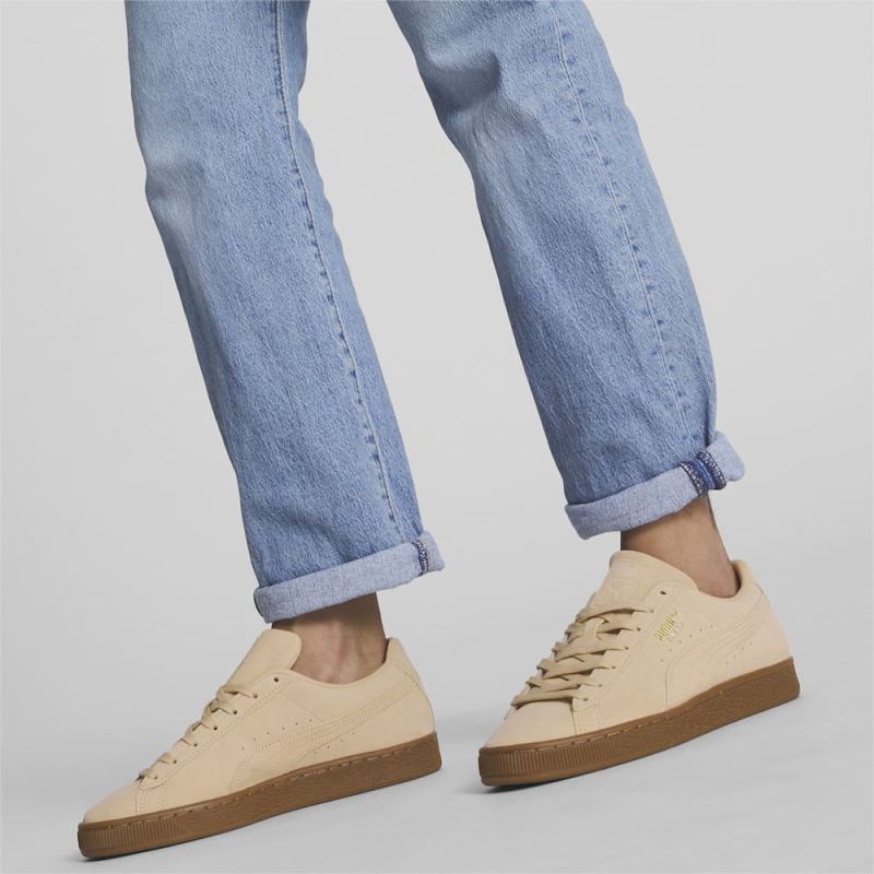 Puma | Men's Suede Gum Sneakers - Pebble-Gum