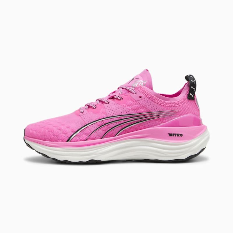 Puma | Women's ForeverRUN NITRO Running Shoes - Poison Pink-Black - Click Image to Close