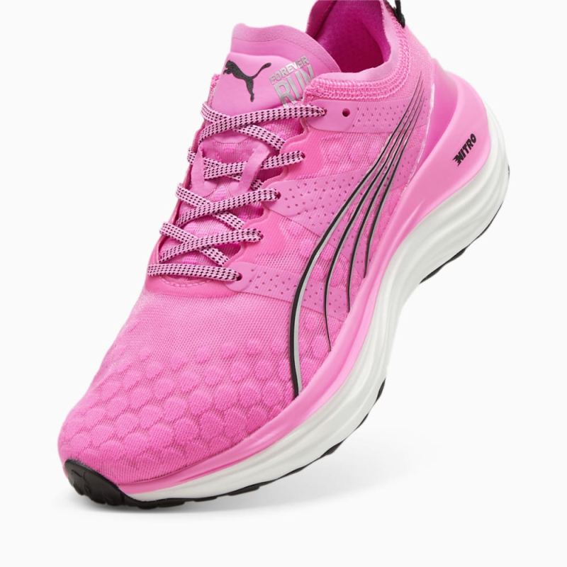 Puma | Women's ForeverRUN NITRO Running Shoes - Poison Pink-Black