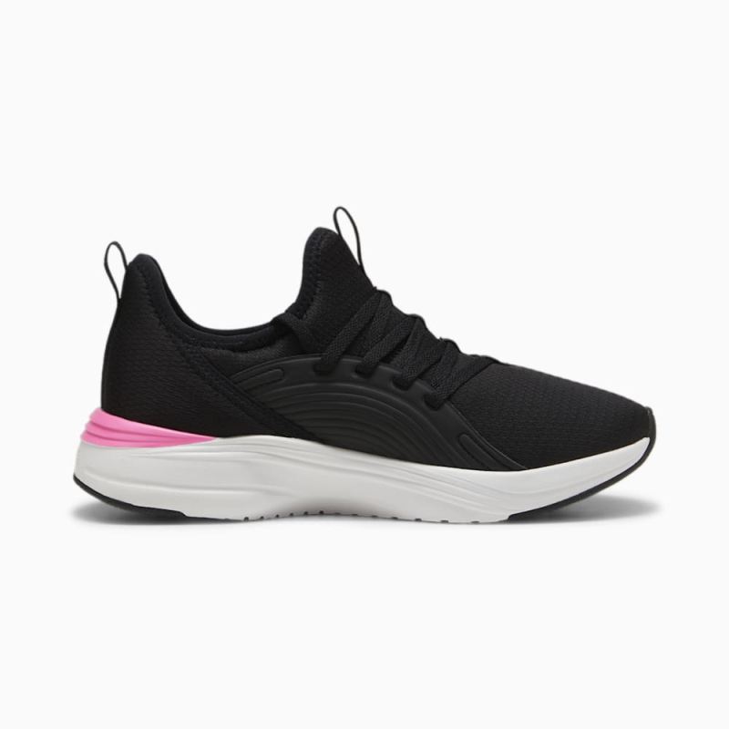 Puma | Women's SOFTRIDE Sophia 2 Emboss Running Shoes - Black-Poison Pink-Electric Lime