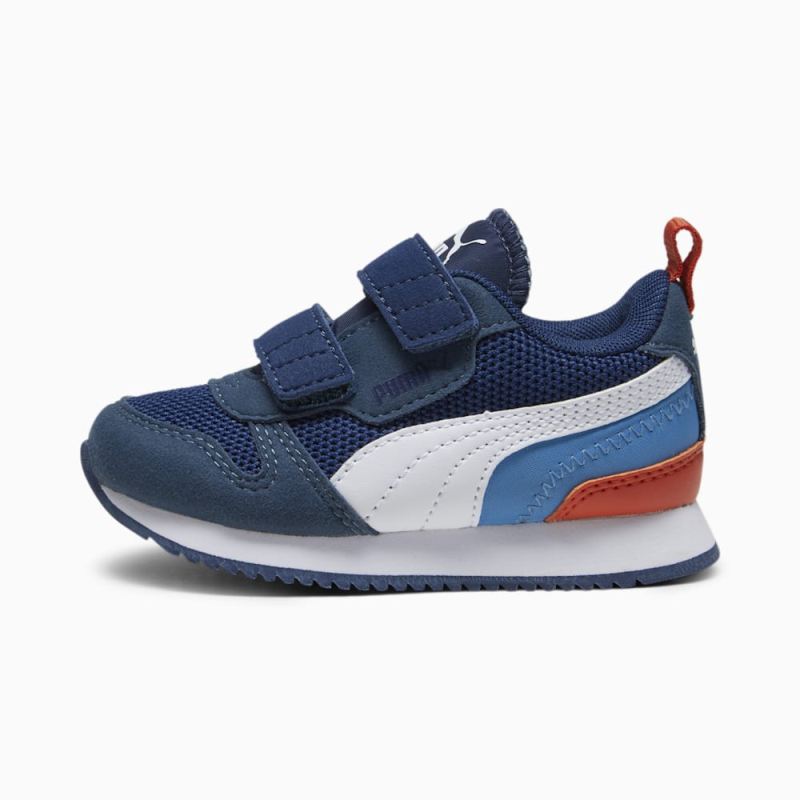 Puma | Boys Puma | Boys R78 Toddler Shoes - Persian Blue-White-Inky Blue-Regal Blue - Click Image to Close