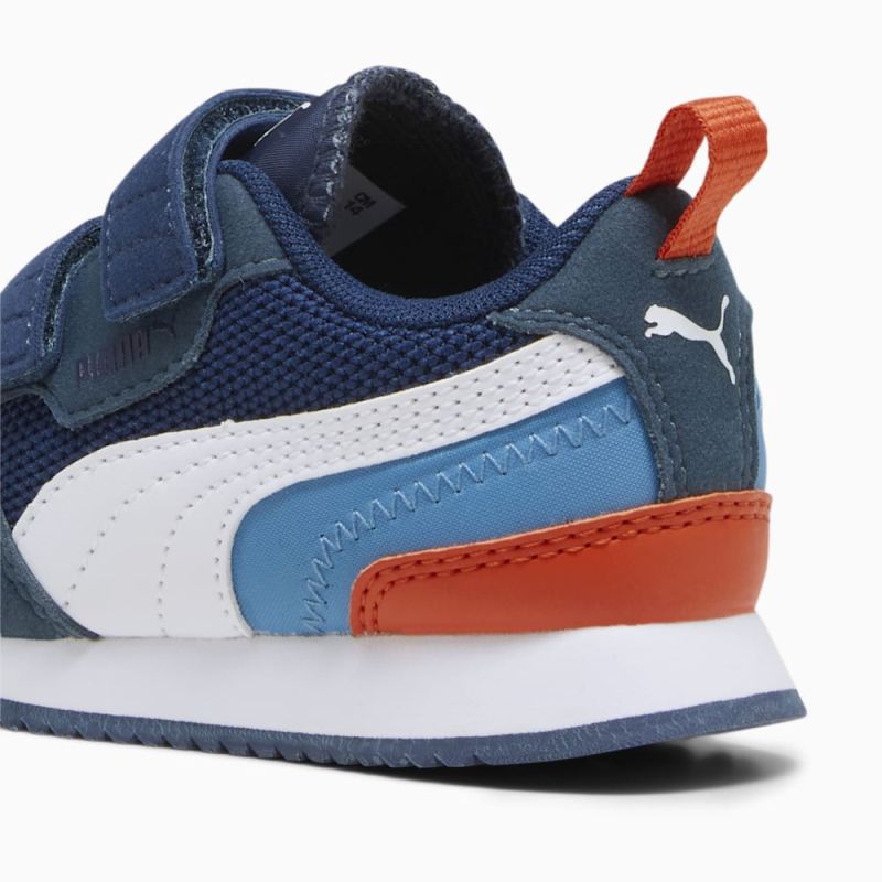 Puma | Boys Puma | Boys R78 Toddler Shoes - Persian Blue-White-Inky Blue-Regal Blue