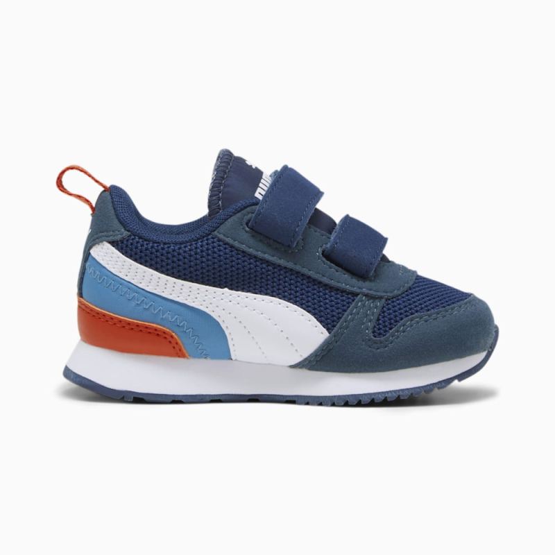 Puma | Boys Puma | Boys R78 Toddler Shoes - Persian Blue-White-Inky Blue-Regal Blue