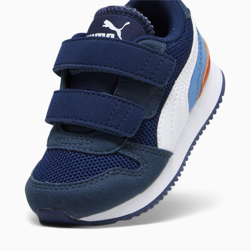 Puma | Boys Puma | Boys R78 Toddler Shoes - Persian Blue-White-Inky Blue-Regal Blue