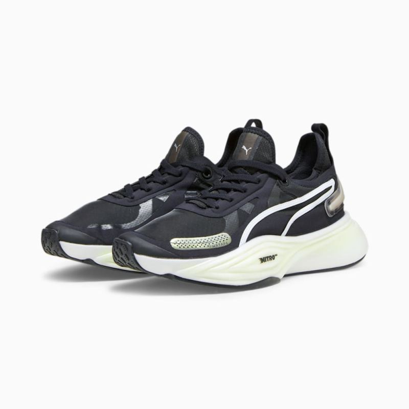 Puma | Women's PWR NITRO Squared Training Shoes - Black-White