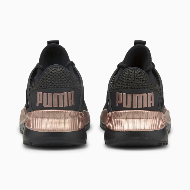 Puma | Women's Pacer Future Lux Sneakers - Black-Rose Gold