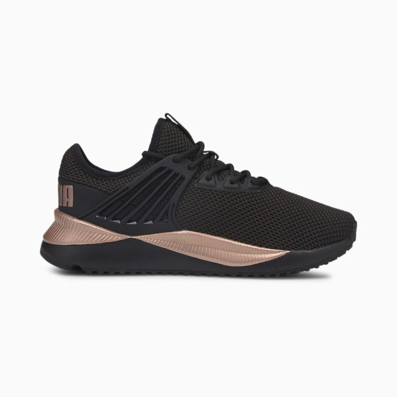 Puma | Women's Pacer Future Lux Sneakers - Black-Rose Gold