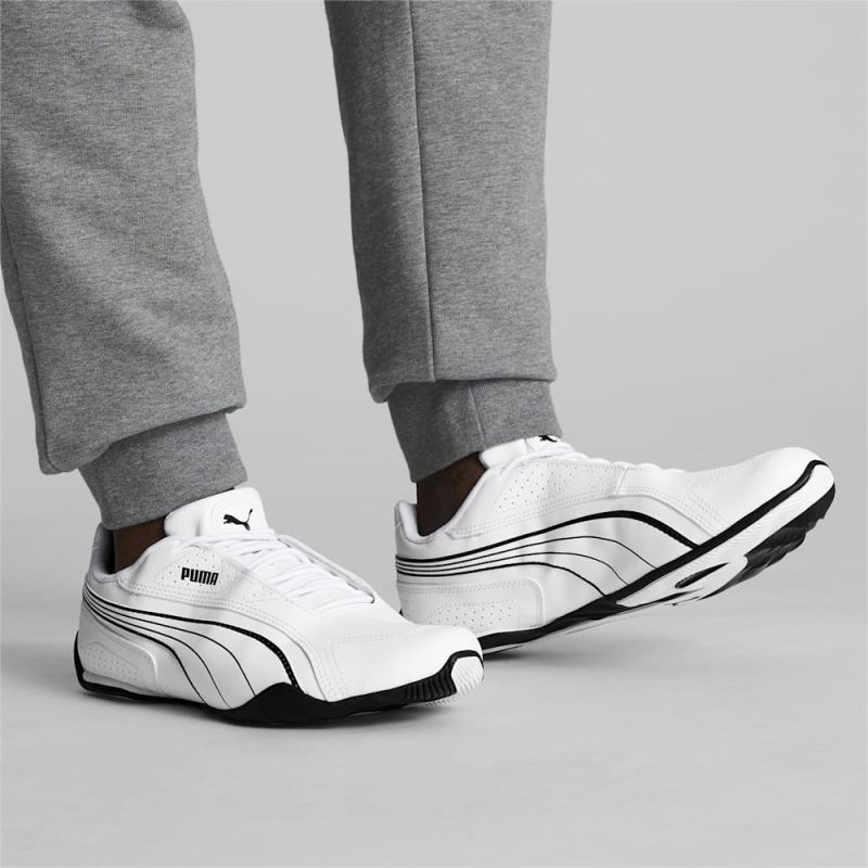 Puma | Men's Redon Bungee Shoes - White-White-Black