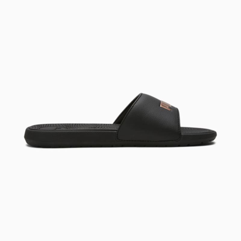 Puma | Women's Cool Cat 2.0 Slides - Black-Rose Gold