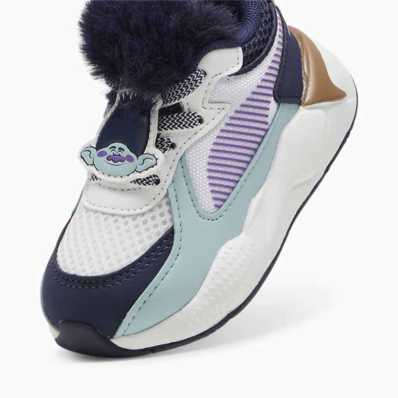 Puma | Boys Puma | Boys x TROLLS RS-X Toddlers Sneakers - White-Ultra Violet