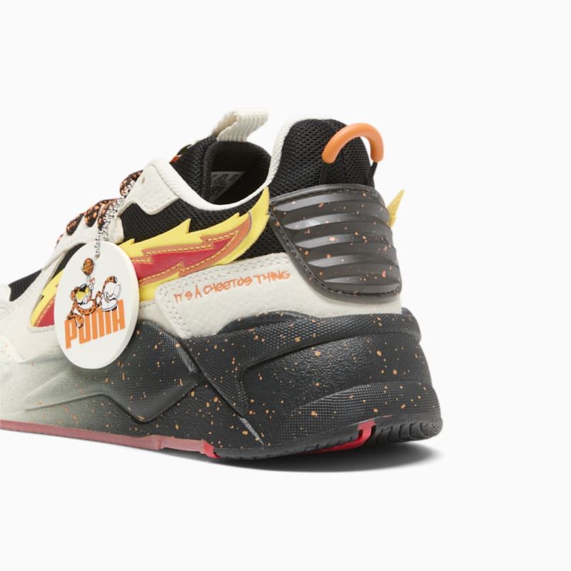 Puma | Girls Puma | Girls x CHEETOS RS-X FH Big Kids Sneakers - Warm White-Black-Yellow Blaze-Rickie Orange