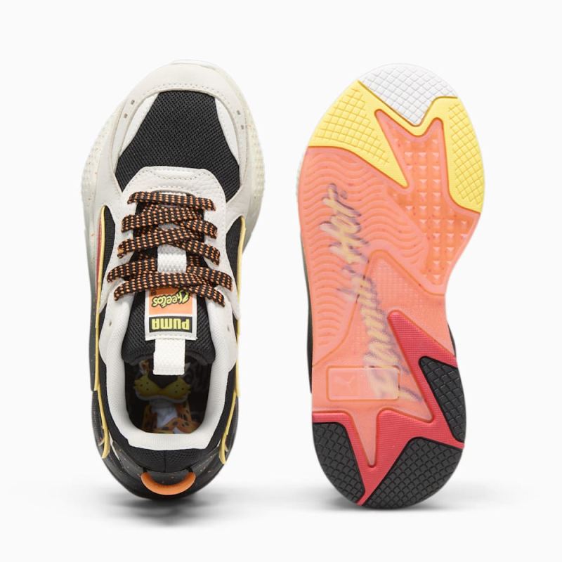 Puma | Girls Puma | Girls x CHEETOS RS-X FH Big Kids Sneakers - Warm White-Black-Yellow Blaze-Rickie Orange