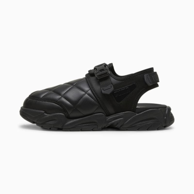 Puma | Men's x PLEASURES TS-01 Quilt Sandals - Black