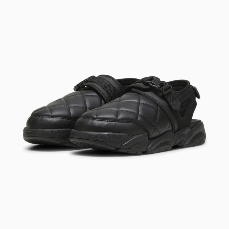 Puma | Men's x PLEASURES TS-01 Quilt Sandals - Black