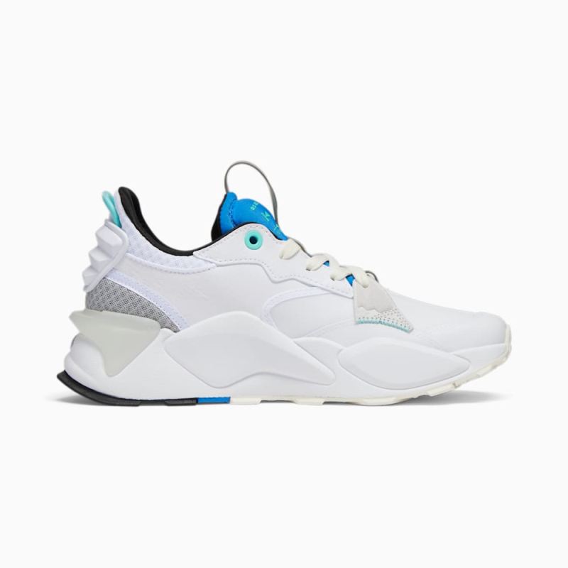 Puma | Men's RS-XL Playlist Sneakers - White-Ultra Blue-Feather Gray