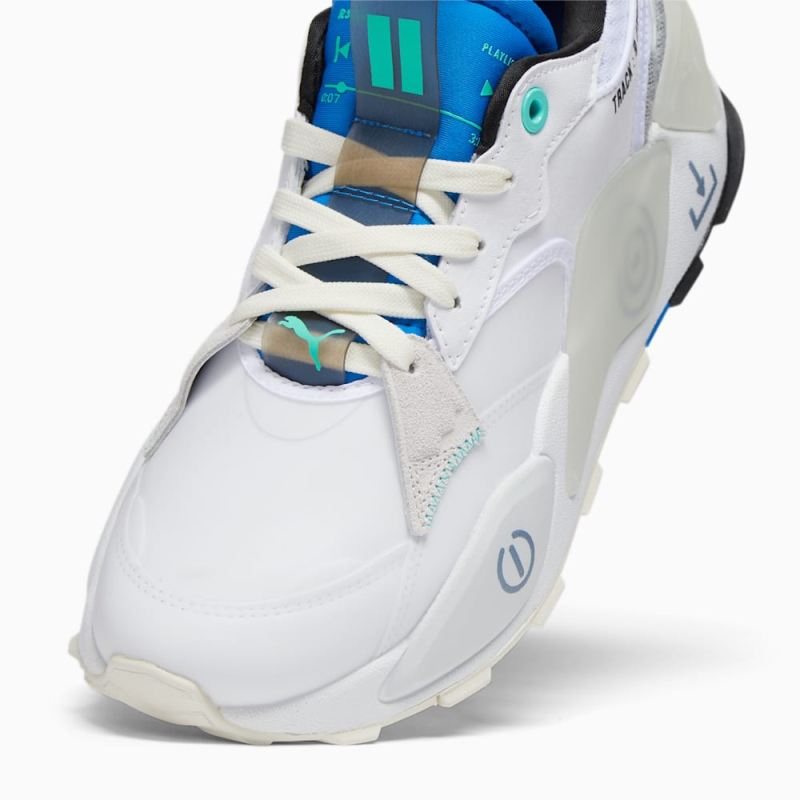 Puma | Men's RS-XL Playlist Sneakers - White-Ultra Blue-Feather Gray