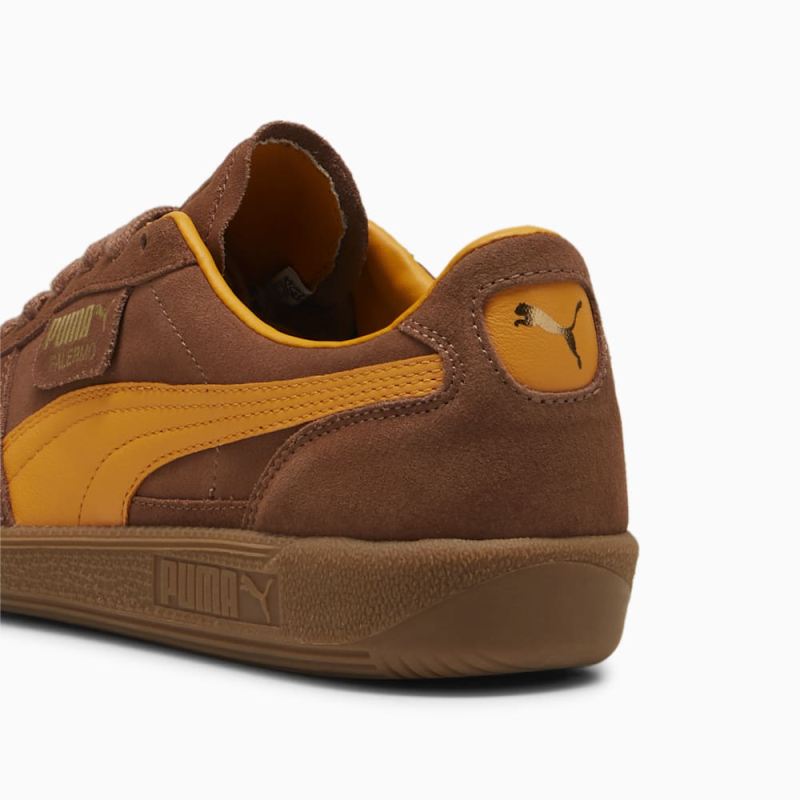 Puma | Men's Palermo Sneakers - Brown Mushroom-Ginger Tea