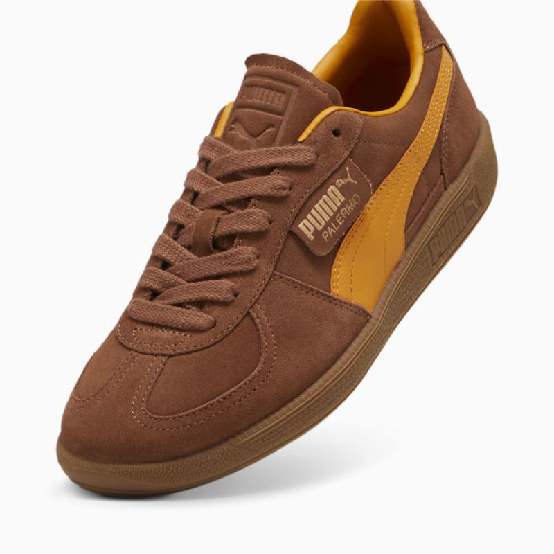 Puma | Men's Palermo Sneakers - Brown Mushroom-Ginger Tea