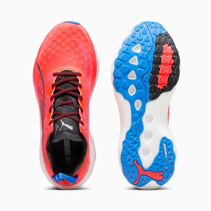 Puma | Men's ForeverRUN NITRO Running Shoes - Fire Orchid-Black-Ultra Blue