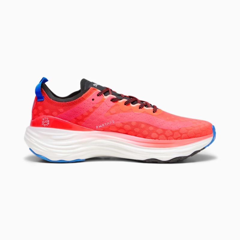 Puma | Men's ForeverRUN NITRO Running Shoes - Fire Orchid-Black-Ultra Blue