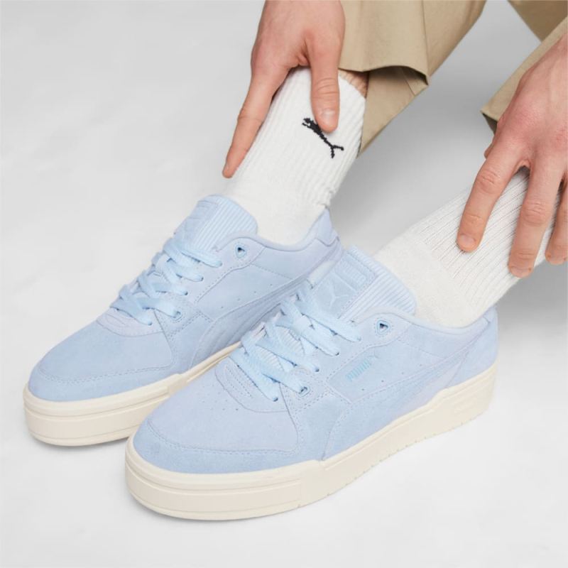 Puma | Men's CA Pro Lux Soft Sneakers - Icy Blue-Warm White